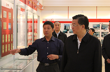 福建省委常委、省紀(jì)委書記倪岳峰調(diào)研虹潤(rùn)公司